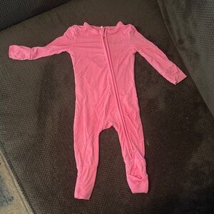 Posh Peanut Pink Kids Footie One Piece